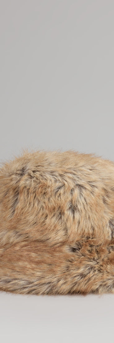 Cozy Luxe Faux Fur Bucket Hat