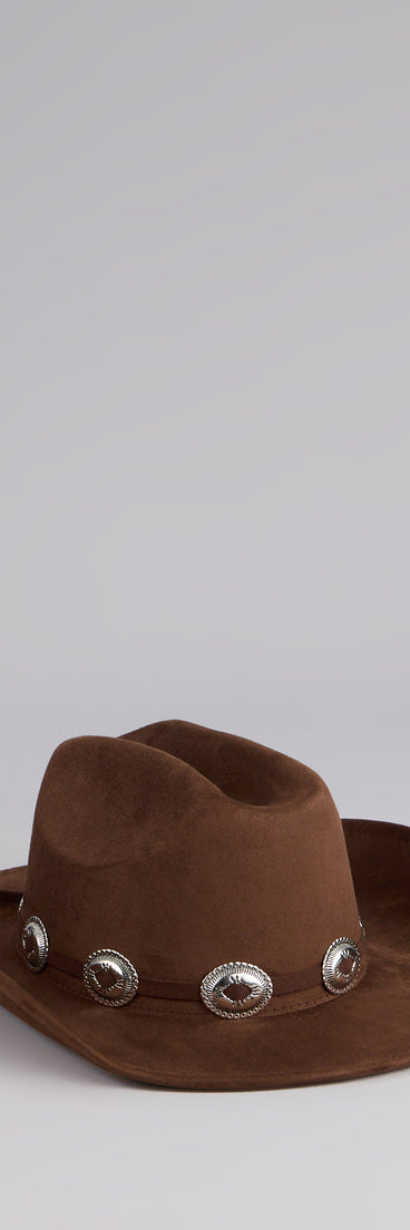 Trailblazer Faux Suede Cowboy Hat