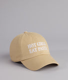 Hot Girls Eat Pasta Baseball Cap