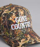 Gone Country Camo Baseball Cap