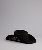 Starry Nights Suede Cowboy Hat