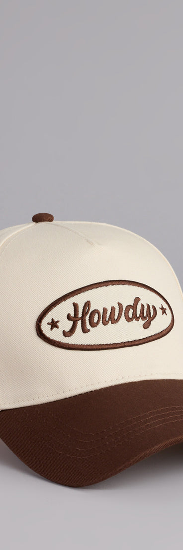 Howdy Two-Tone Baseball Cap