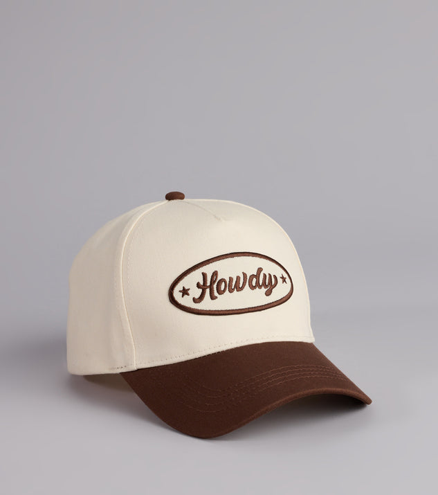 Howdy Two-Tone Baseball Cap