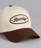 Howdy Two-Tone Baseball Cap