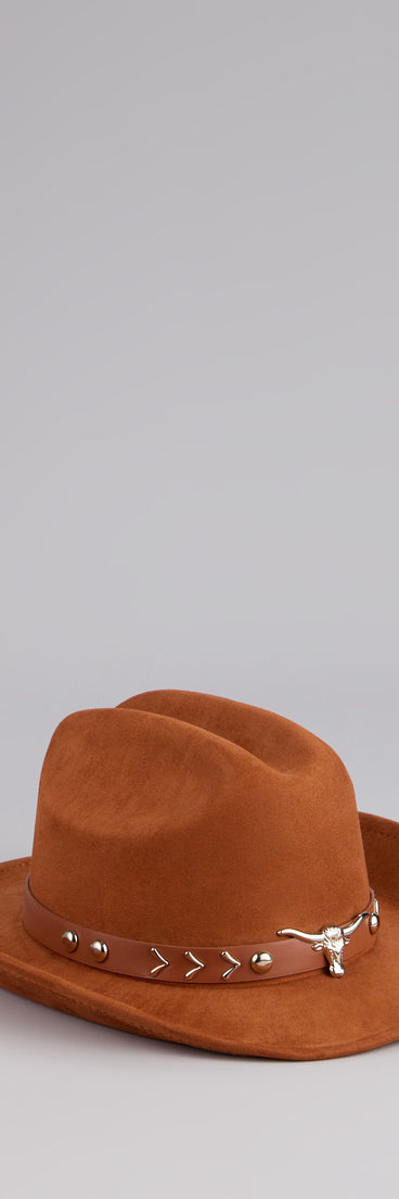 Rodeo Ready Longhorn Detail Cowboy Hat