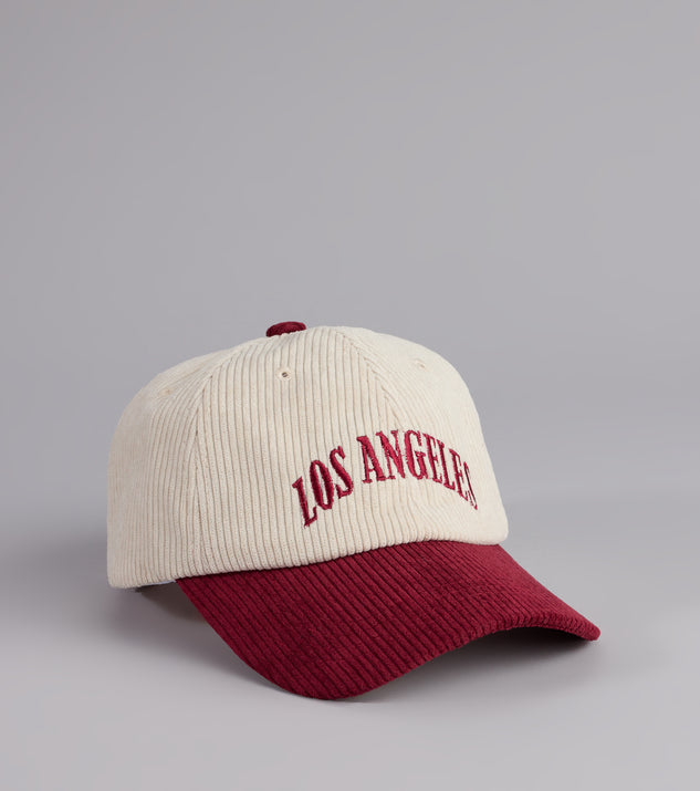 LA Vibes Corduroy Baseball Cap
