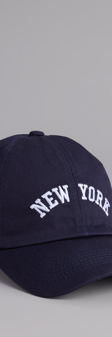 Style your vibe in seconds with the City Girl New York Baseball Cap, a fashion accessories essential that completes any outfit with ease.
