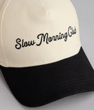 Slow Morning Club Baseball Cap