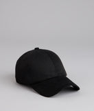 Everyday Mood Faux Suede Baseball Cap