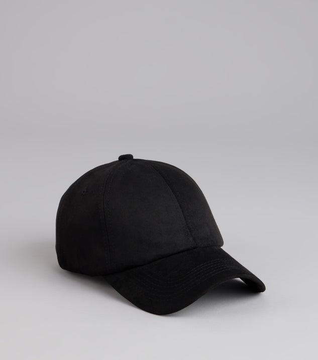 Everyday Mood Faux Suede Baseball Cap