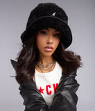 Kangol Faux Fur Shearling Bucket Hat