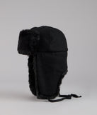 Kangol Faux Fur Trim Trapper Hat