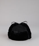 Kangol Faux Fur Trim Trapper Hat