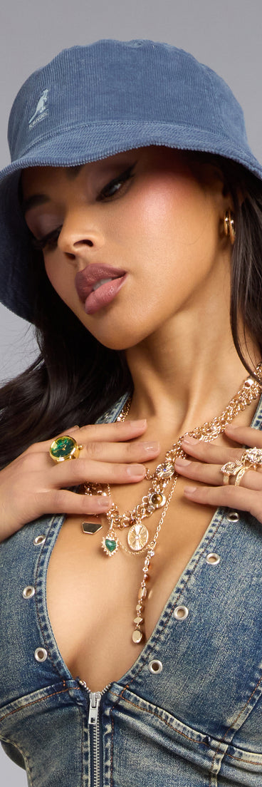 This piece brings trend-right energy to the Kangol Corduroy Bucket Hat, perfect for fall outfits that stand out.