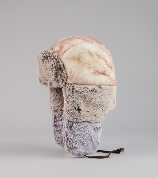 Kangol Multi Faux Fur Trapper Hat