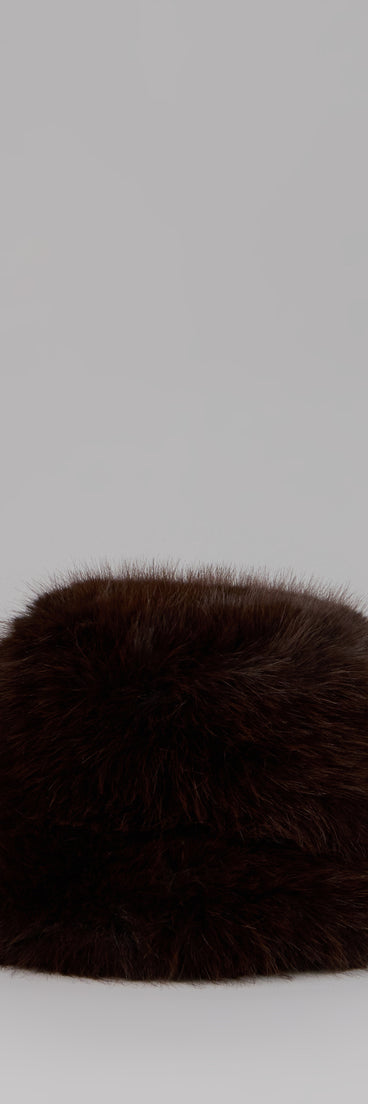 Cozy Bliss Faux Fur Bucket Hat