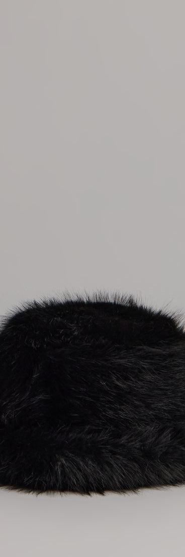 Cozy Bliss Faux Fur Bucket Hat