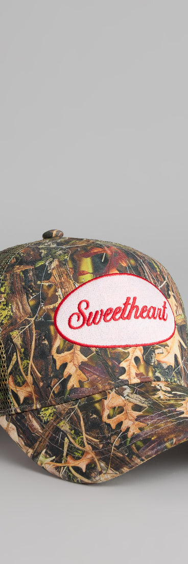 Sweetheart Camouflage Trucker Hat