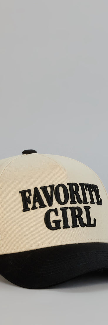 Favorite Girl Two-Tone Baseball Cap