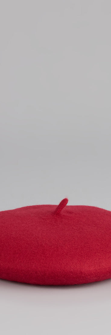 Rich Mood Solid Beret