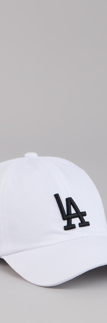 This piece brings trend-right energy to the Low Key Cool LA Baseball Cap, perfect for fall outfits that stand out.
