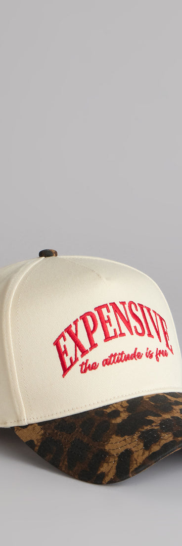 Expensive Attitude Leopard Baseball Cap