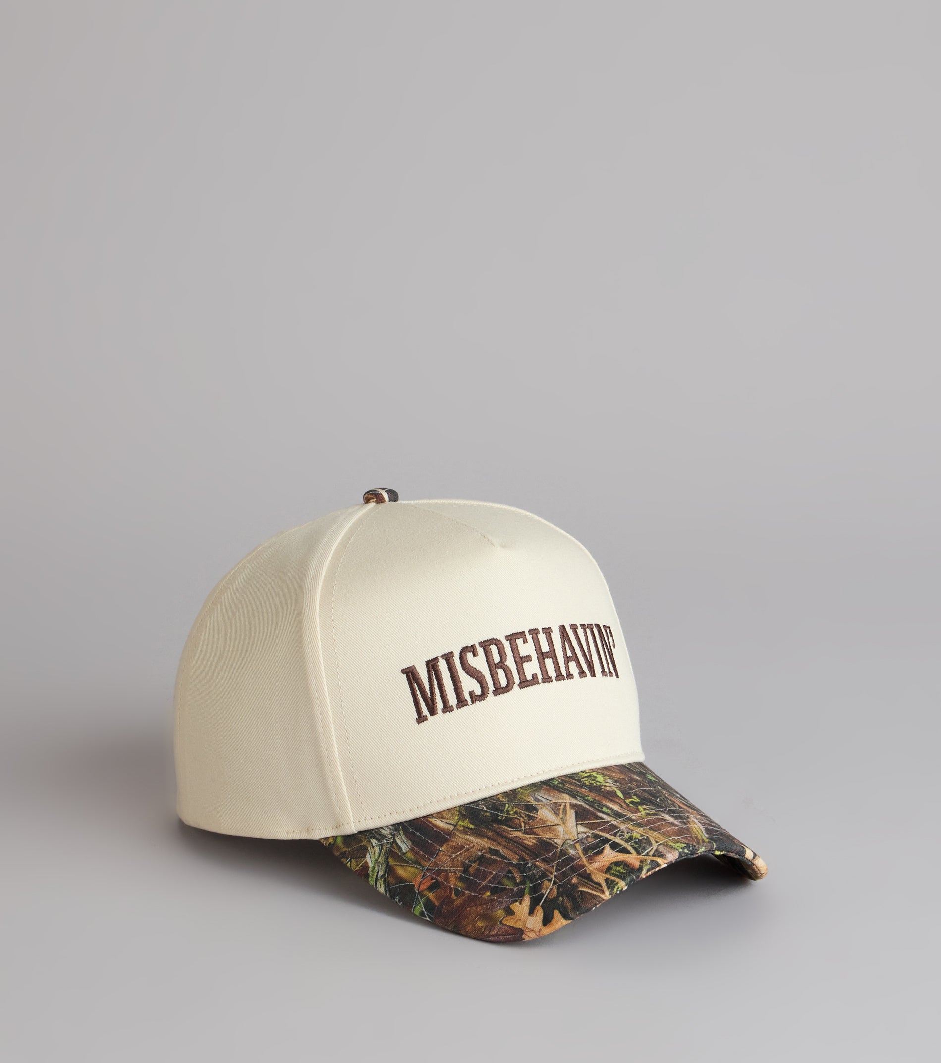 Misbehavin' Camouflage Baseball Cap | Windsor
