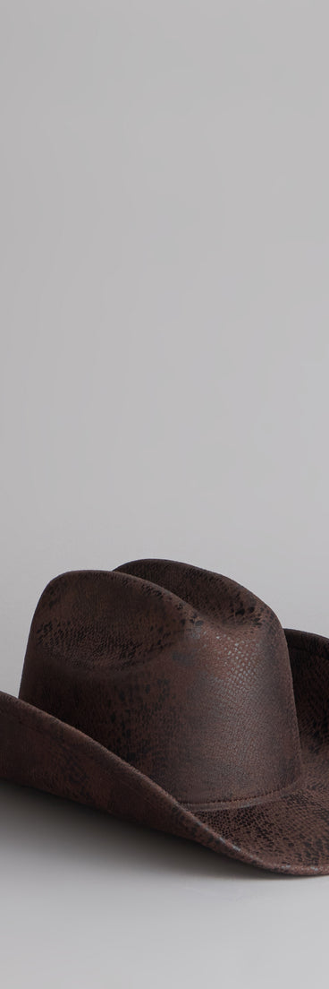Wild West Mood Snake Cowboy Hat