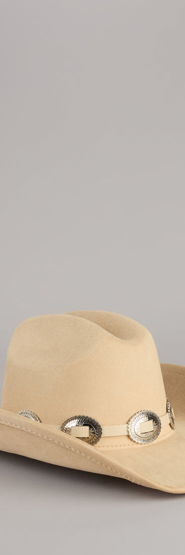 Desert Daydream Concho Band Cowboy Hat