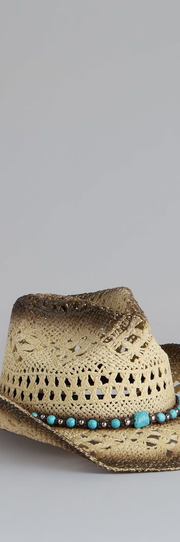 Sun Chaser Straw Cowboy Hat