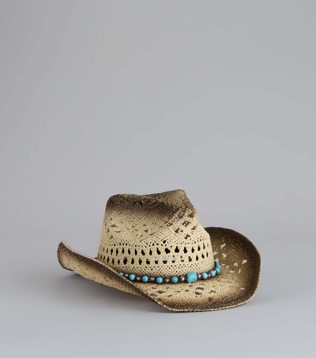 Sun Chaser Straw Cowboy Hat & Windsor