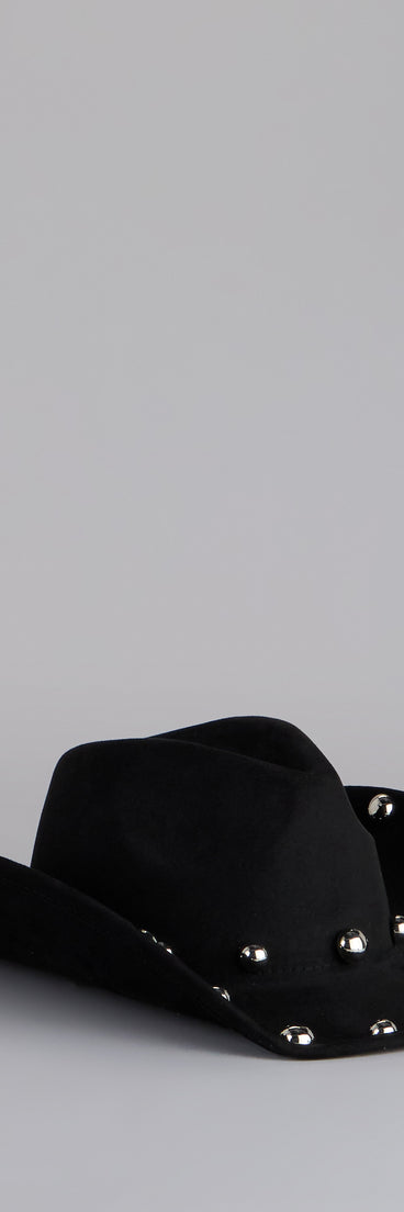 Outlaw Flare Studded Cowboy Hat