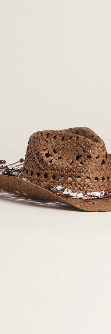 Nashville Nights Straw Cowboy Hat