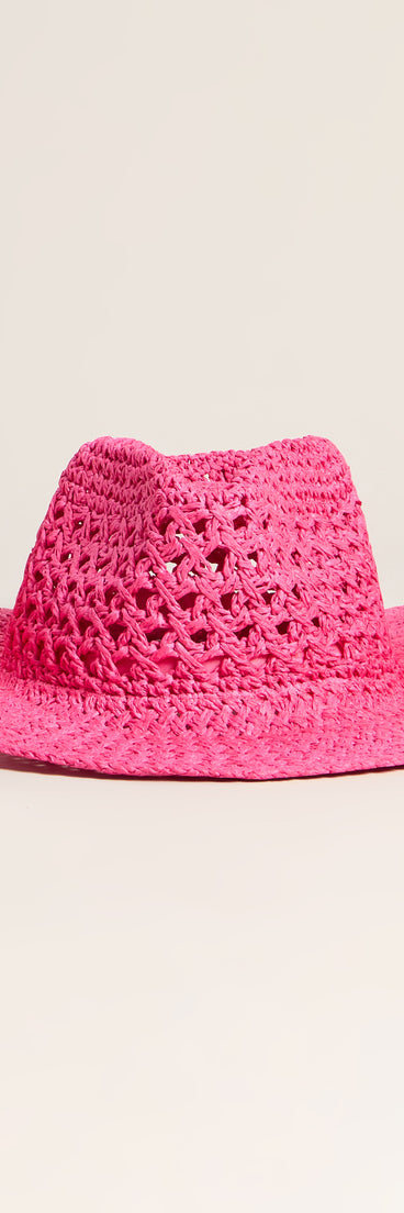 Weekend Vibes Straw Cowboy Hat