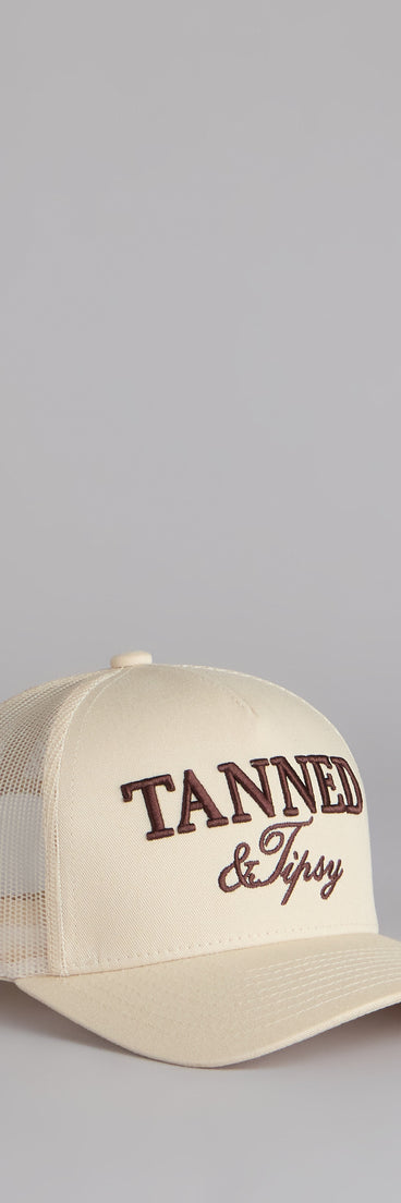 Tanned And Tipsy Trucker Hat