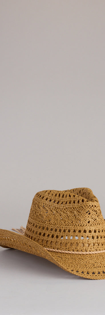 Weekend Escape Straw Cowboy Hat