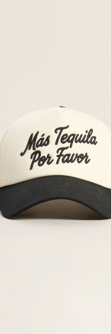 Mas Tequila Por Favor Trucker Hat