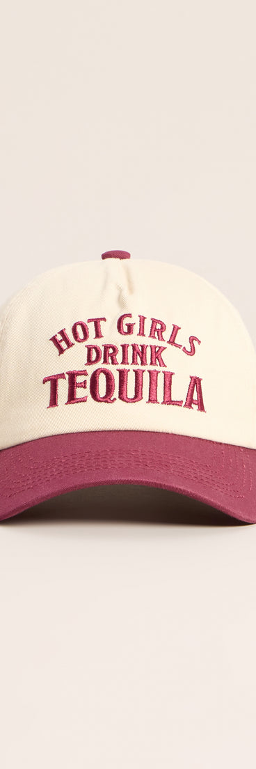 Hot Girls Drink Tequila Baseball Hat