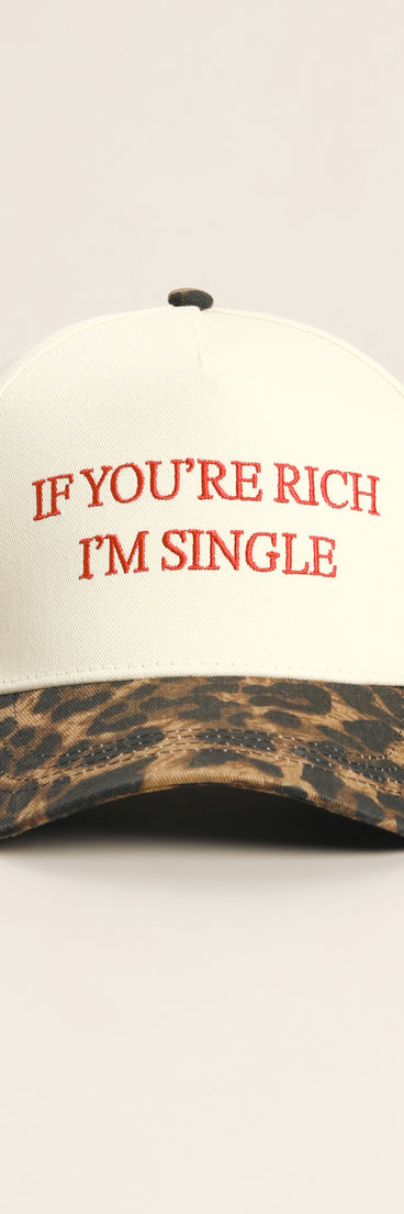 Rich Text Leopard Trucker Hat