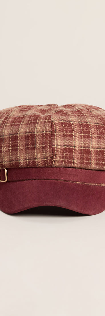 Autumn Edit Plaid Cabby Cap