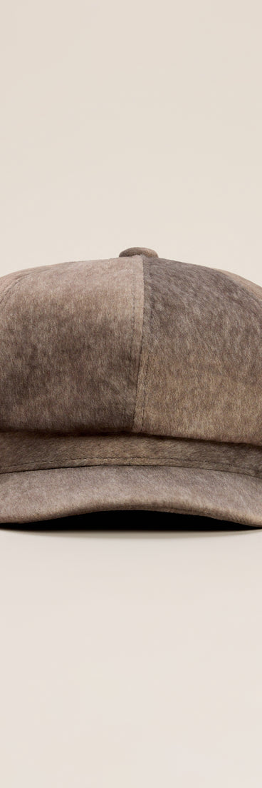 City Muse Faux Suede Cabby Hat