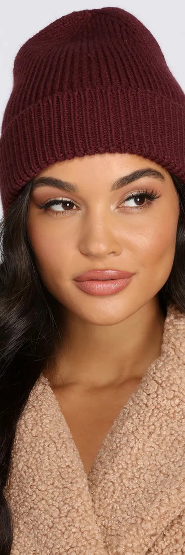 Blame It On The Weather Knit Beanie