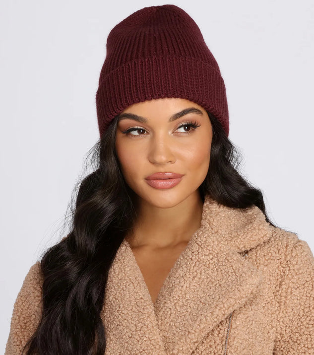 Blame It On The Weather Knit Beanie