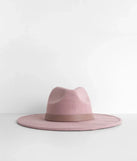 Wide Brim Belted Panama Hat