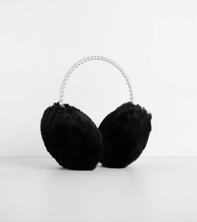 Pearl On Pearl Faux Fur Earmuffs
