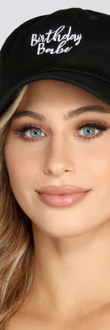 Birthday Babe Baseball Cap