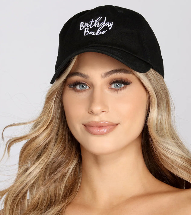 Birthday Babe Baseball Cap