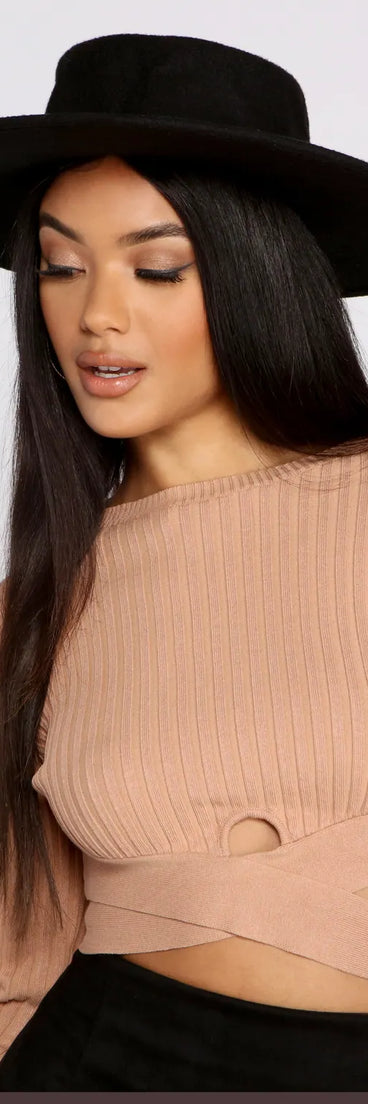 A Touch of Chic Boater Hat