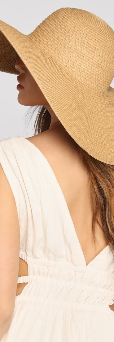 Classic Oversized Floppy Straw Hat