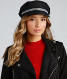Glam City Rhinestone Cabby Hat